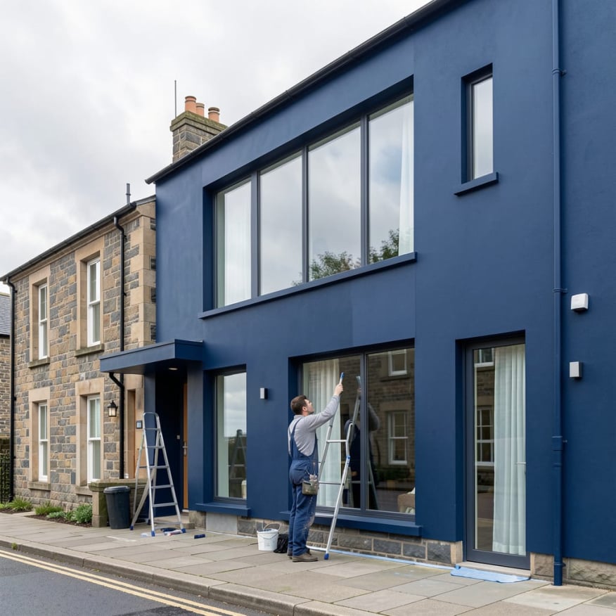 Edinburgh Home exterior painting